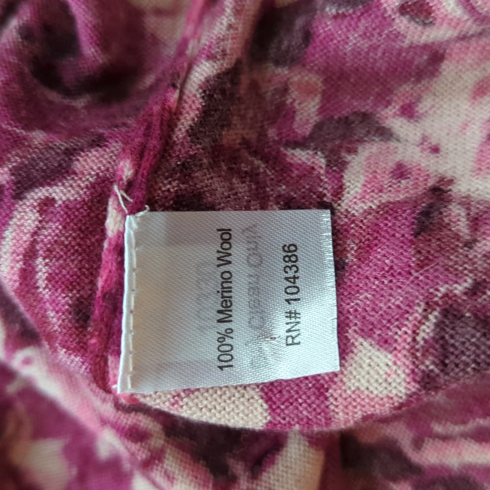 Garnet hill merino wool cardigan - Picture 4 of 8